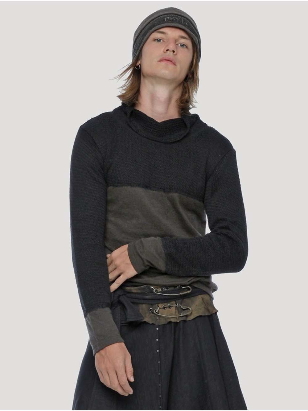 Pyslo Shaker Rmx Sweater Art To Wear Grunge Mens Size 1 / US S